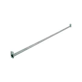 Prosource 21090PHX-PS Adjustable Closet Rod, 96 to 150 in L, Steel