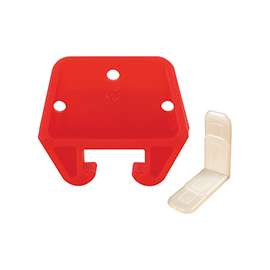 Prime-Line R 7082 Drawer Track Guide Kit, Plastic, Red