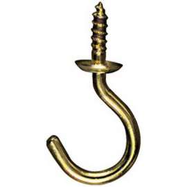2PK 1-1/2 BRS Cup Hook