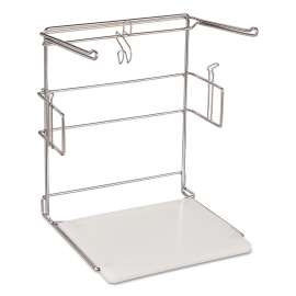 T-Sack Rack for 1/6 Plastic Bags, Metal/Plastic, 12"w x 10 1/2"d x 14 1/2"h