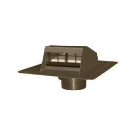 Duraflo 6013BR Roof Dryer Exhaust Vent, 5 in Duct, Brown Hood