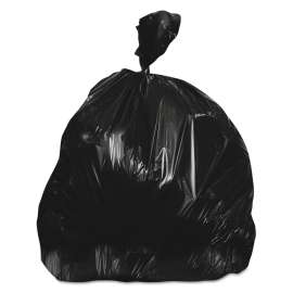 Linear Low-Density Can Liners, 45 gal, 0.55 mil, 40" x 46", Black, 250/Carton