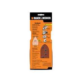Black+Decker BDAMM220 Sandpaper, 220 Grit, Medium