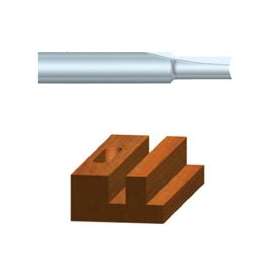 Vermont American 23106 Router Bit, 1/4 in Dia Shank, 2-Cutter, HSS