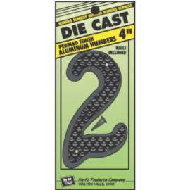 4" BLK ALU Number 2