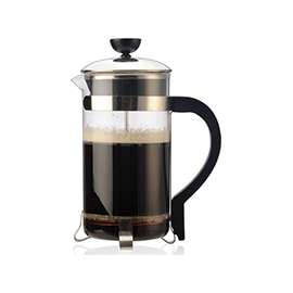 Primula PCP-6408 Coffee Press, 8 Cups Capacity, Borosilicate Glass/Stainless Steel