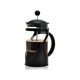 Primula TCP-2908 Coffee Press, 8 Cups Capacity, Borosilicate Glass/Plastic/Stainless Steel, Black