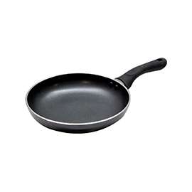 Ecolution Artistry Series EABK-5120 Fry Pan, 8 in Dia, Aluminum Pan, Black Pan, Hydrolon Pan, Stay-Cool Handle