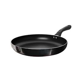 Ecolution Artistry Series EABK-5128 Fry Pan, 11 in Dia, Aluminum Pan, Black Pan, Hydrolon Pan, Stay-Cool Handle