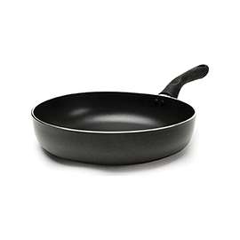 Ecolution Artistry EABK-1028 Chef Pan, 11 in Dia, Aluminum, Black