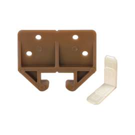 Prime-Line R 7084 Drawer Track Guide Kit, Plastic, Brown