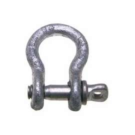 419 Series Anchor Shackles, 1 1/4 in Bail Size, 12.5 Tons, Screw Pin Shackle