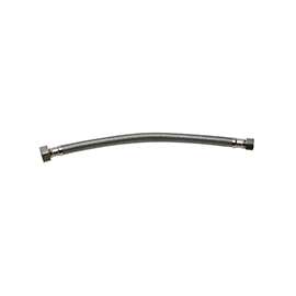 FLUIDMASTER B1F12 Water Supply Connector, 3/8 x 1/2 in, Compression x FIP, Polymer/Stainless Steel