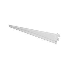 ClosetMaid ShelfTrack 285500 Wire Shelving Bracket, 20 in L, 3-1/2 in H, Steel