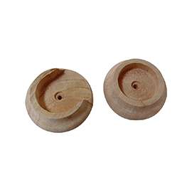 ProSource CL-P013L-PS Closet Pole Socket, Wood