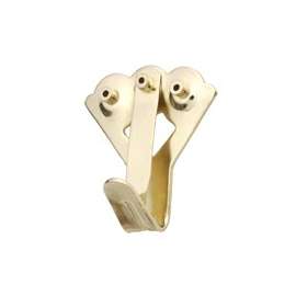 OOK 53102 Tremor Hanger, 75 lb, Steel, Brass, Gold