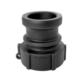 GREEN LEAF GLP150A Cam Lever Coupling, 1-1/2 in, Male x FNPT, Polypropylene