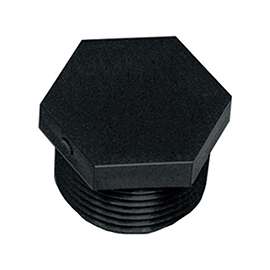 GREEN LEAF F1014P Pipe Plug, 1-1/4 in, MNPT, Black
