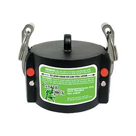 GREEN LEAF GLP 150 CAP Cam Lever Coupling, 1-1/2 in, Male, Polypropylene, For: Male Adapter
