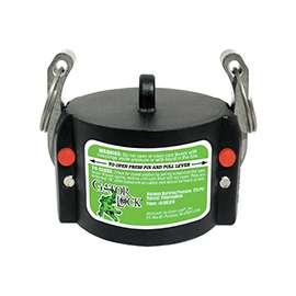 GREEN LEAF GLP 200 CAP Cam Lever Coupling, 2 in, Male, Polypropylene, For: Male Adapter