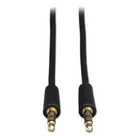 3.5mm Mini Stereo Audio Cable for Microphones/Speakers/Headphones (M/M), 6 ft.