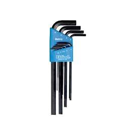 Eklind 10609 Hex Key Set, 9-Piece, Steel, Black
