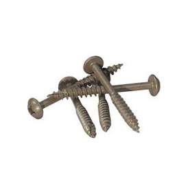 Kreg SML-C2X250-30 Pocket-Hole Screw, #14 Thread, 2-1/2 in L, Coarse Thread, Washer Head, Square Drive, Steel, 30 PK