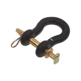 SpeeCo S49010600 Straight Clevis, 16000 lb Working Load, 4-1/4 in L Usable, Steel, Powder-Coated