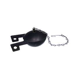 Danco 80812 Toilet Tank Flapper, Rubber, Black