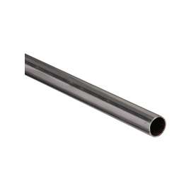 Stanley Hardware 4068BC Series N215-749 Metal Tube, Round, 48 in L, 1 in Dia, 16 ga Wall, Steel, Plain