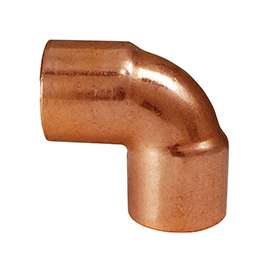 EPC 31322 Pipe Elbow, 2 in, Sweat, 90 deg Angle, Copper