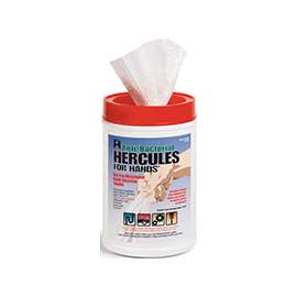Hercules 45337 Pre-Moistened Towel, 12 in L, 10 in W