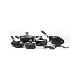 T-fal MIR-A797SA84M Cookware Set, Aluminum, Black, 10-Piece
