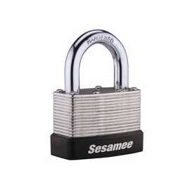 Sesamee Keyless Padlocks, 5/16 in Diam., 1 in L X 1 in W, Brass