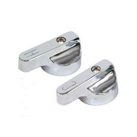 US Hardware P-678C Faucet Handle, Metal, Chrome Plated, For: Mobile Home Faucets