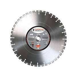 DIAMOND PRODUCTS 86709 Circular Saw Blade, 18 in Dia, 1 in Arbor, 32-Teeth, Diamond Cutting Edge
