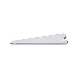 ProSource 25207PHL-PS Dual Track Shelf Bracket, 132 lb/Pair, 11 in L, 2 in H, Steel, White