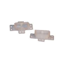 US Hardware WP-8815C Drawer Track Bracket, Plastic, White