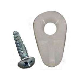 US Hardware WP-8830C Screen Clip, 1/2 in, Nylon