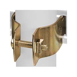 SuperStrut Z703 1 1/4-10 Pipe Clamp, Steel, Gold, Galvanized