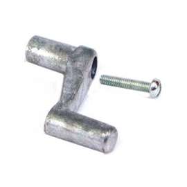 US Hardware WP-8889C Window Crank with Bolt, Zinc, Mill