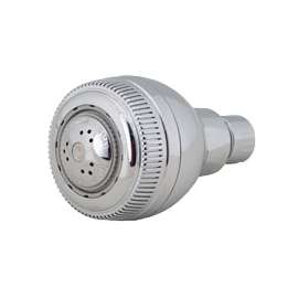 Boston Harbor Shower Head, 2 gpm, 3 Spray Functions, 80 psi, Chrome