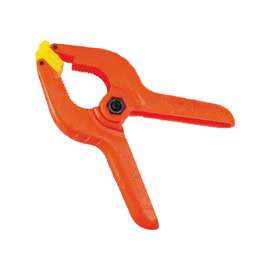 Vulcan JLWCX007-1 Spring Clamp, 1 in Clamping, Nylon, Blue/Orange/Yellow