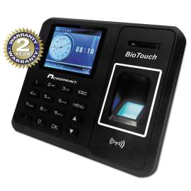 BioTouch Time Clock, Hours/Minutes/Seconds, 6 x 1 1/2 x 5
