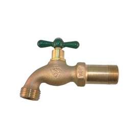 arrowhead 201LF Arrowhead Hose Bibb with Shank, 1/2 x 3/4 in Connection, MIP x Male Hose Thread, 125 psi Pressure