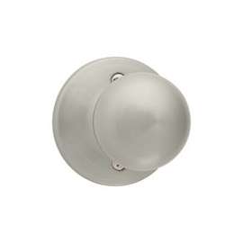 Kwikset 488P 15 V1 Dummy Knob, 1-7/8 in Dia Knob, Zinc, Satin Nickel