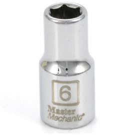 MM 1/4DR 6mm 6PT Socket