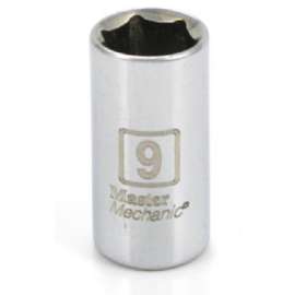 MM 1/4DR 9mm 6PT Socket