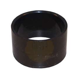 CANPLAS 103002RBC Repair Pipe Coupling, 2 in, Hub, ABS, Black, 40 Schedule