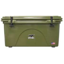 ORCA ORCG075 Cooler, 75 qt Capacity, Green, Up to 10 days Ice Retention